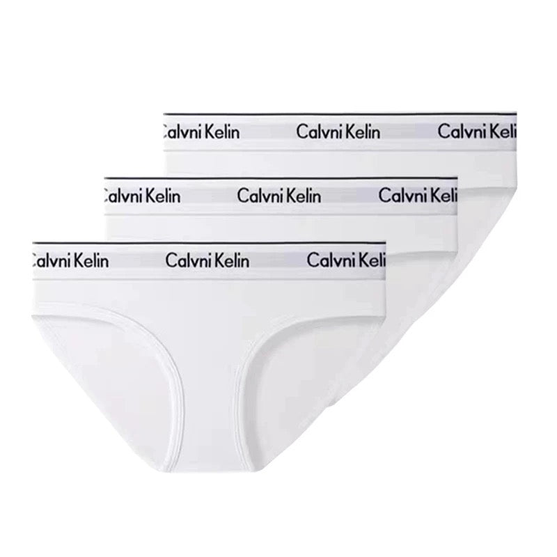 Calvin Klein Repeated Logo Waistbands Men's Briefs - 3-Piece Box