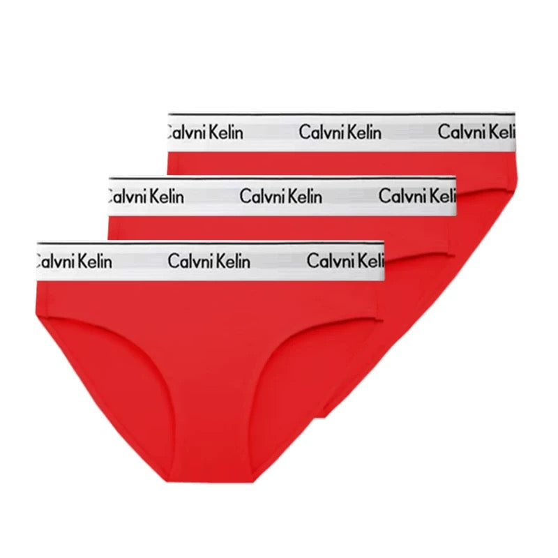 Calvin Klein Repeated Logo Waistbands Men's Briefs - 3-Piece Box