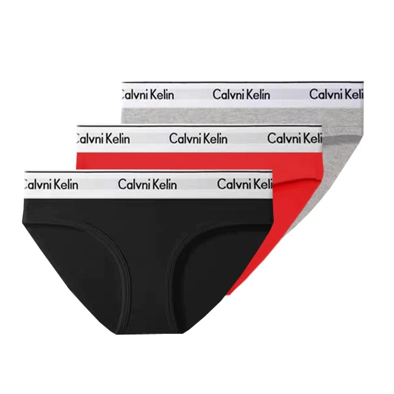 Calvin Klein Repeated Logo Waistbands Men's Briefs - 3-Piece Box