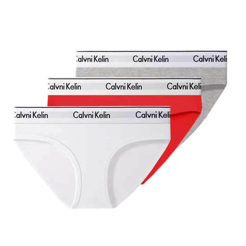 Calvin Klein Repeated Logo Waistbands Men's Briefs - 3-Piece Box