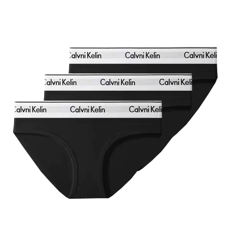 Calvin Klein Repeated Logo Waistbands Men's Briefs - 3-Piece Box