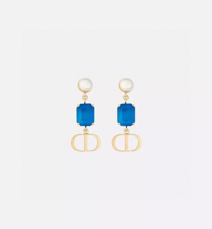 Sculptural Stud Earrings in Polished Metal-Tone – Design 006 main product view
