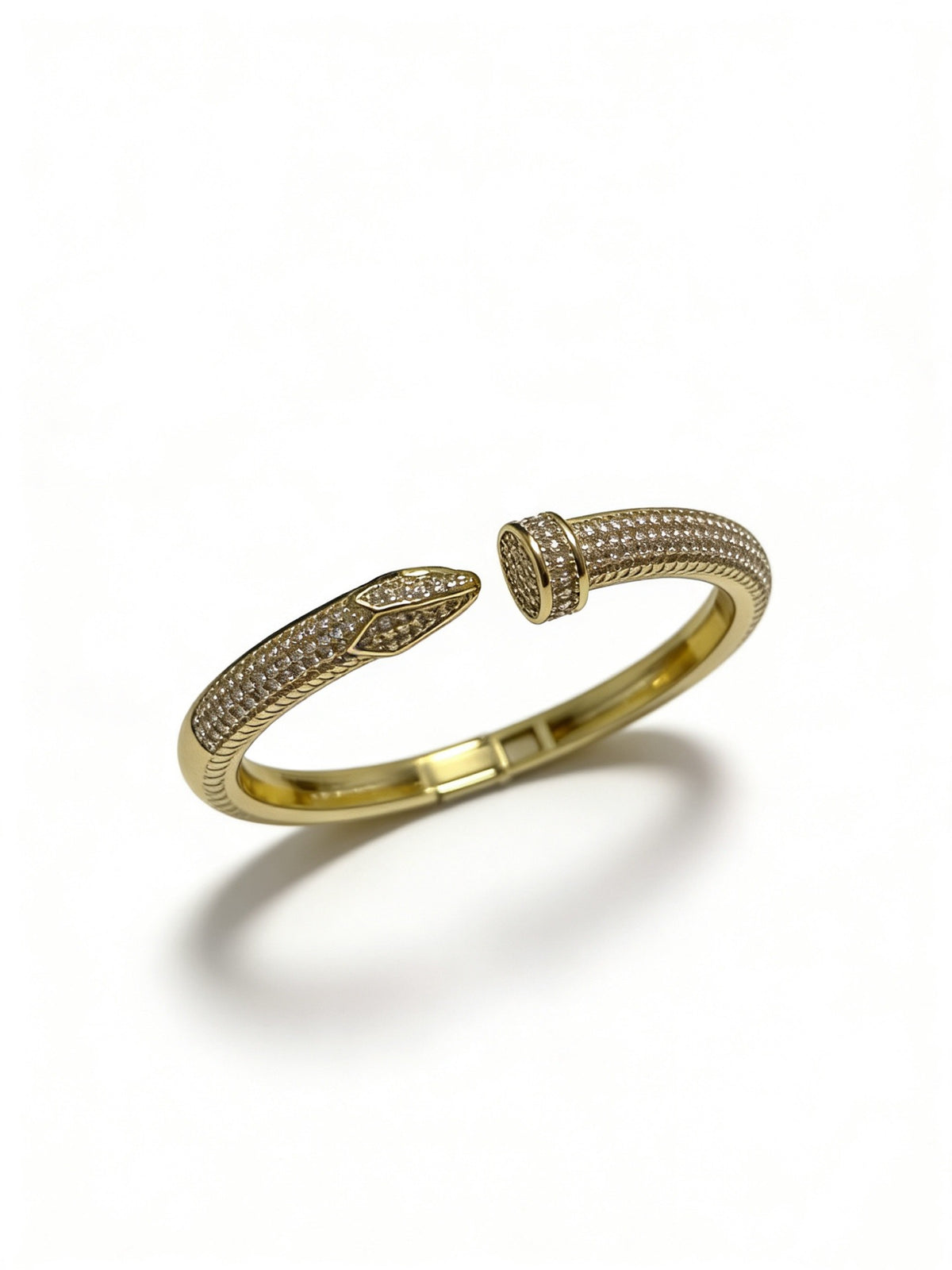 Sculptural Statement Bracelet in Gold-Tone – Design 75 main product view