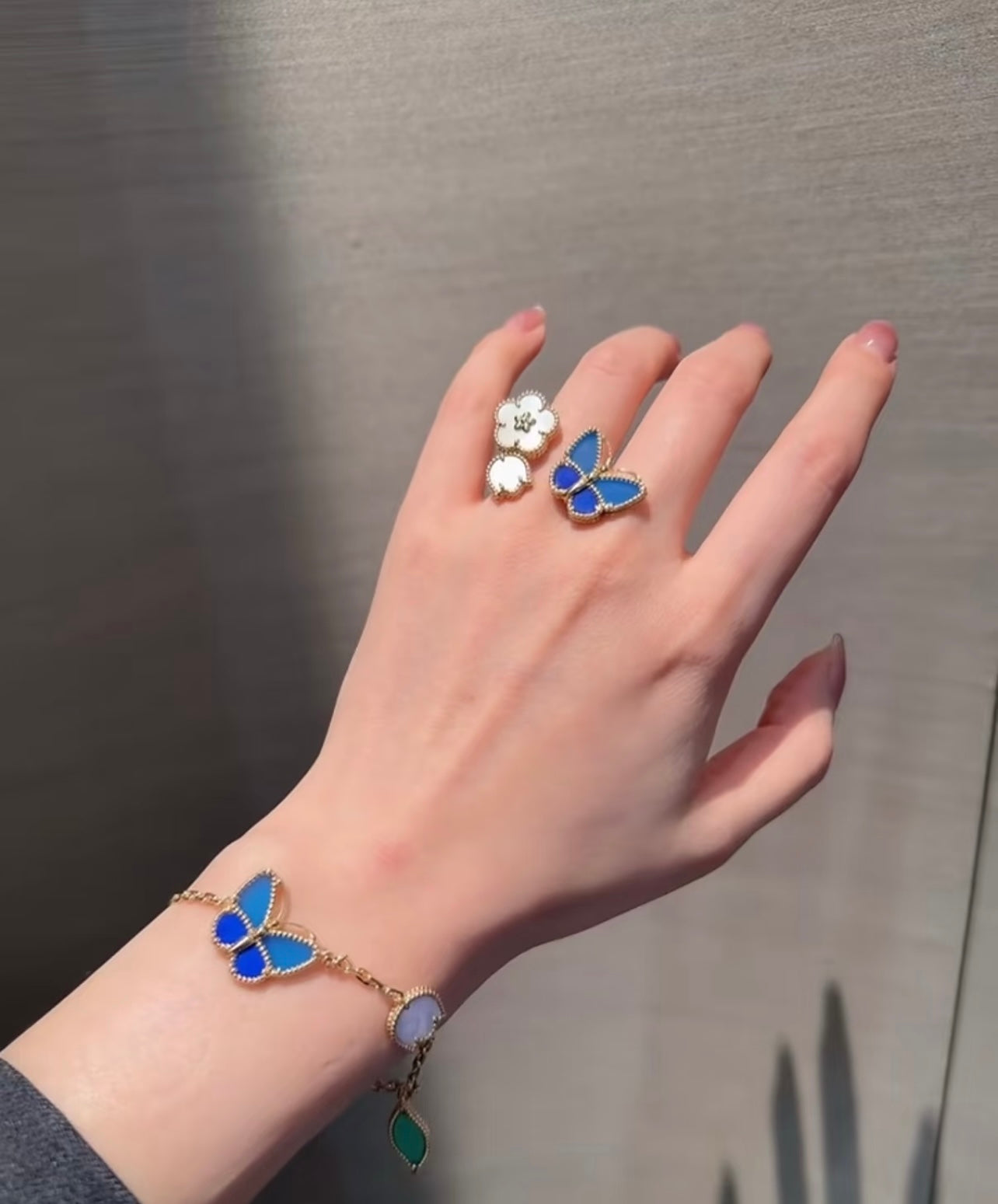 Butterfly Statement Ring in Rose-Gold-Tone main product view