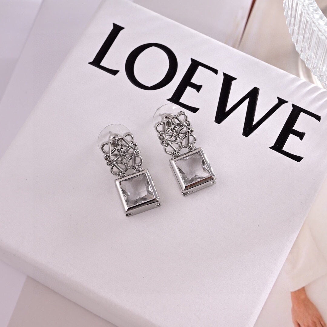 Elephant Motif Stud Earrings in Polished Metal-Tone – Design 03 styled view