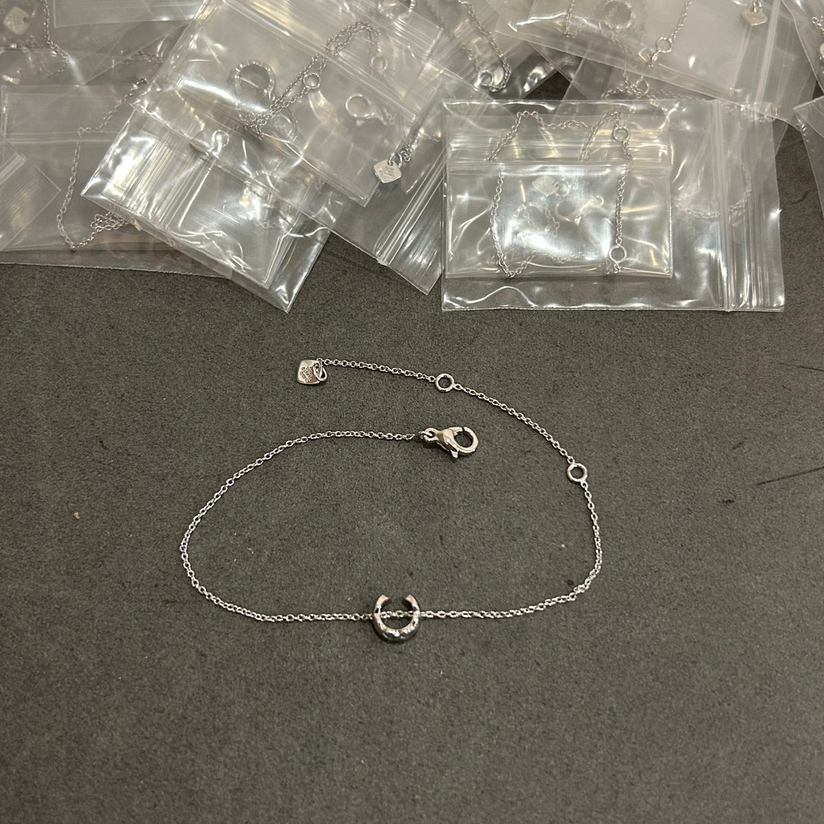 Signature Emblem Bracelet in Polished Metal-Tone – Design 024 main product view
