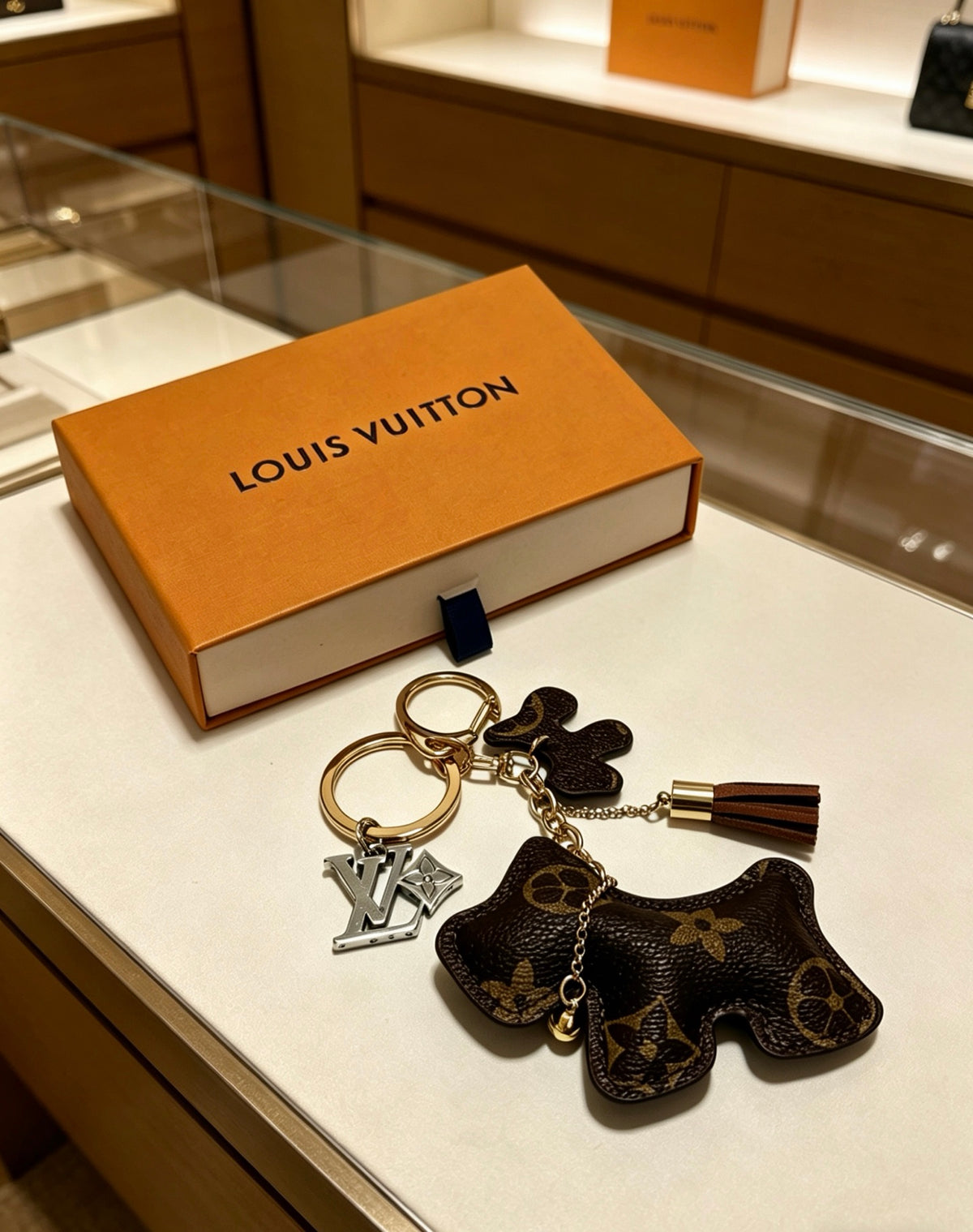 Bag Motif Keychain – Bag Detail – Design 040 side detail