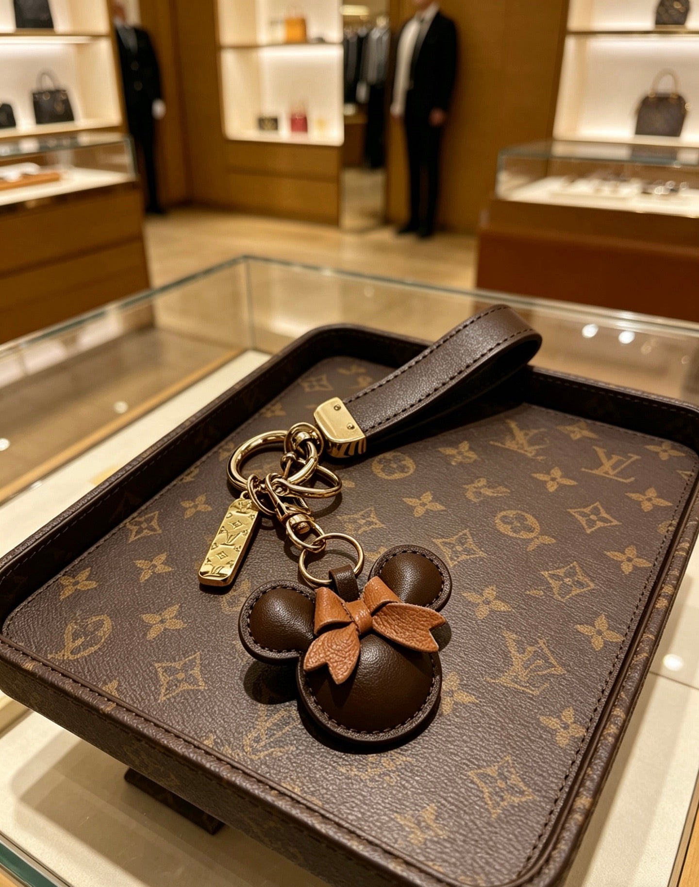 Bag Motif Keychain – Bag Detail – Design 039 styled product view