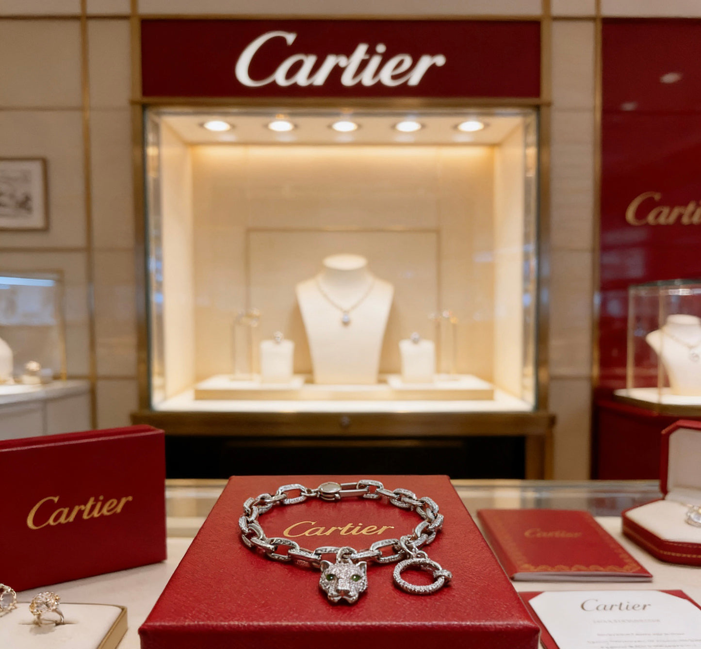 Sculptural Statement Bracelet in Gold-Tone – Design 78 main product view