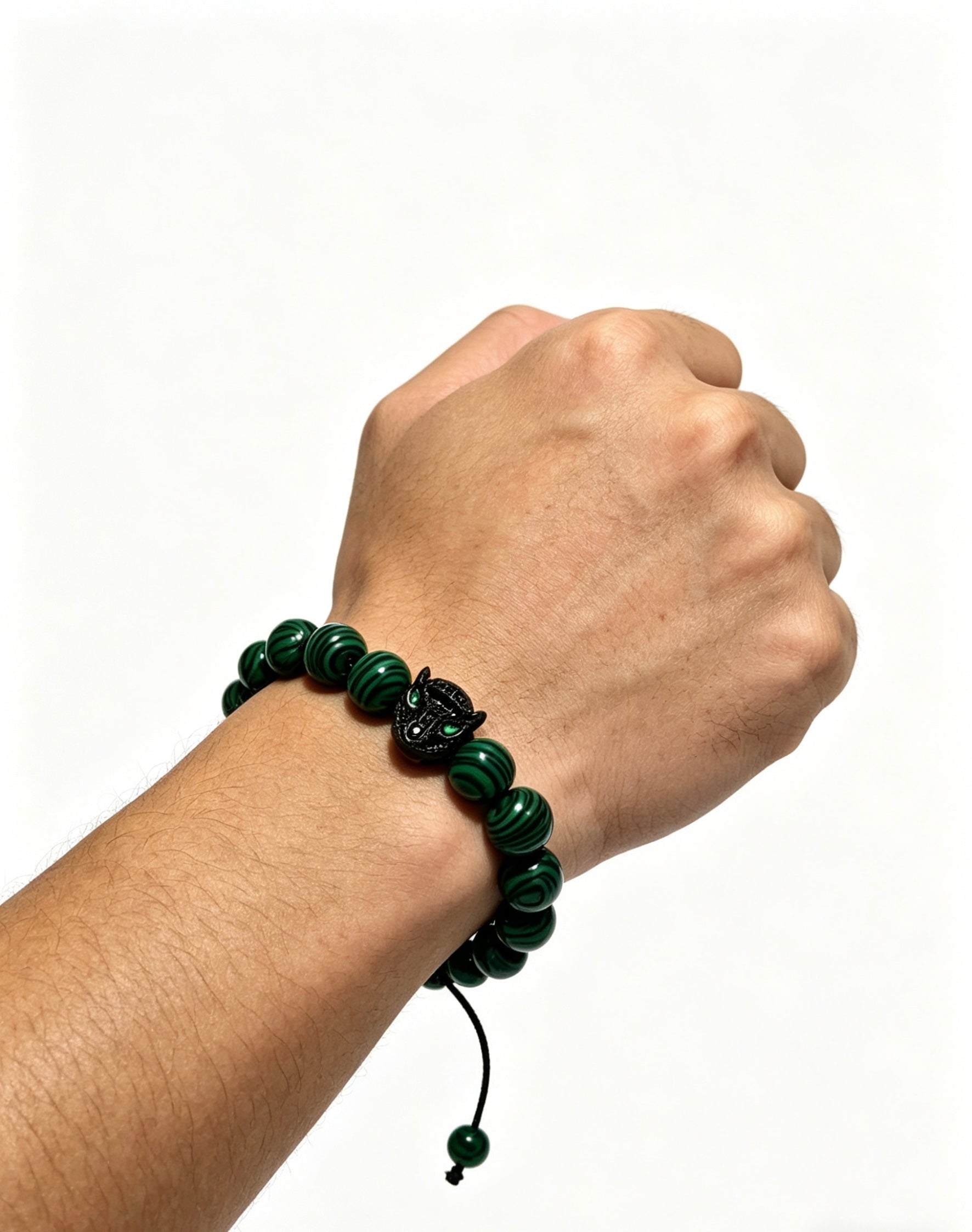 Panther Motif Statement Bracelet in Gold-Tone – Design 11 main product view