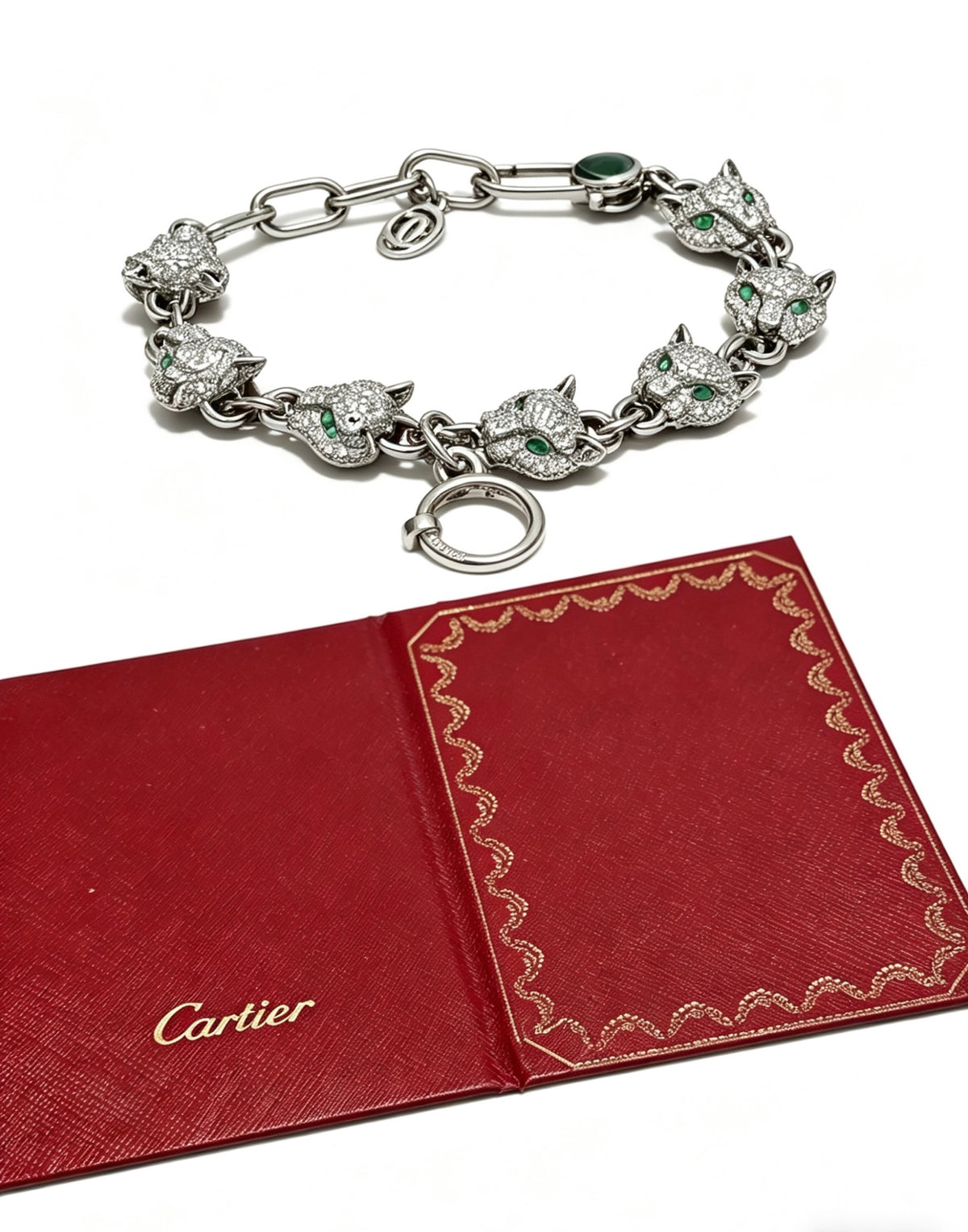 Sculptural Statement Bracelet in Gold-Tone – Design 83 side detail