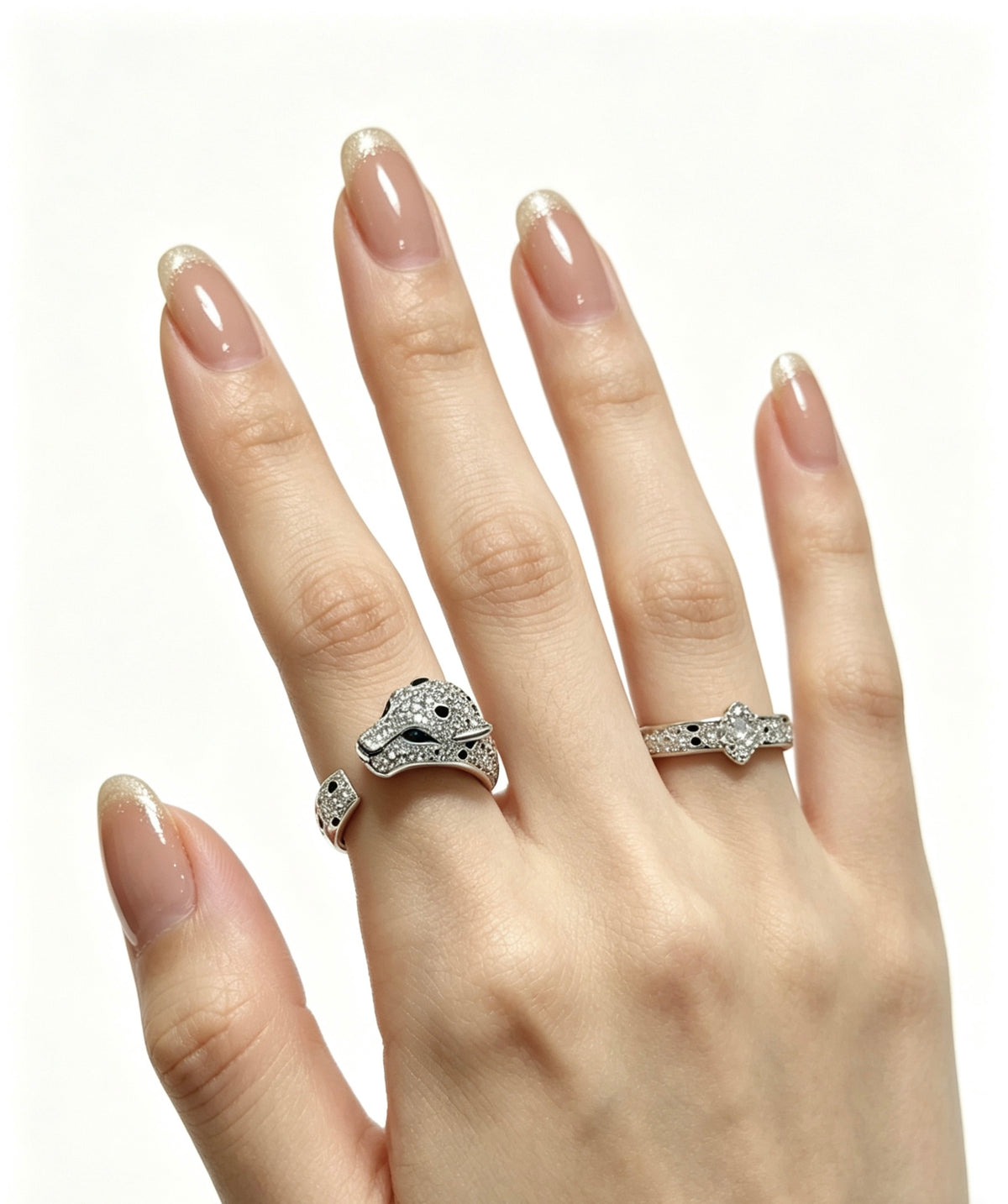 Sculptural Statement Ring in Gold-Tone – Design 03 main product view