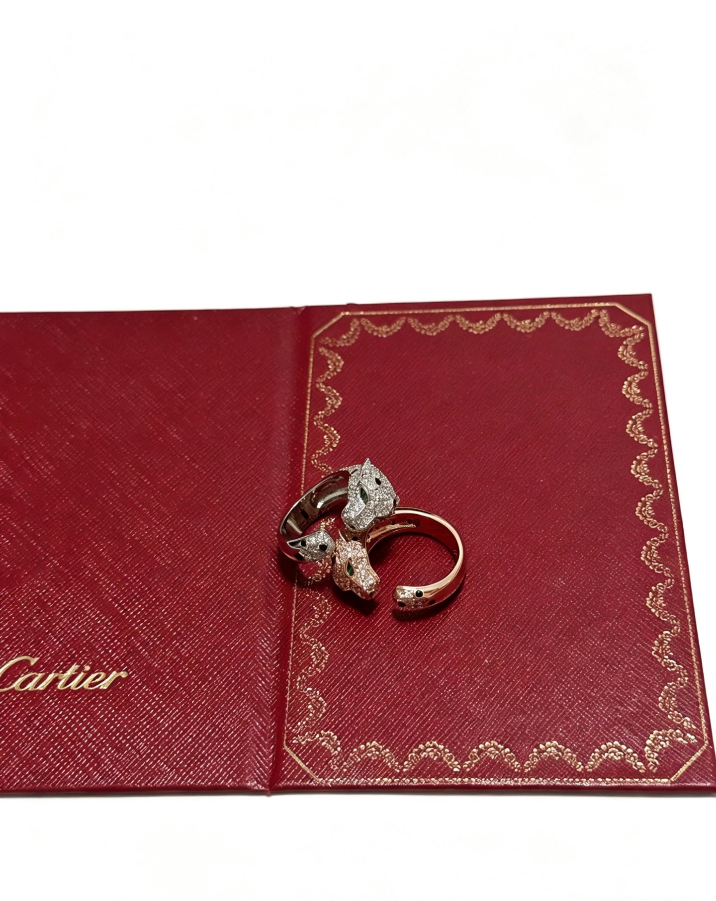 Sculptural Statement Ring in Gold-Tone – Design 03 front view