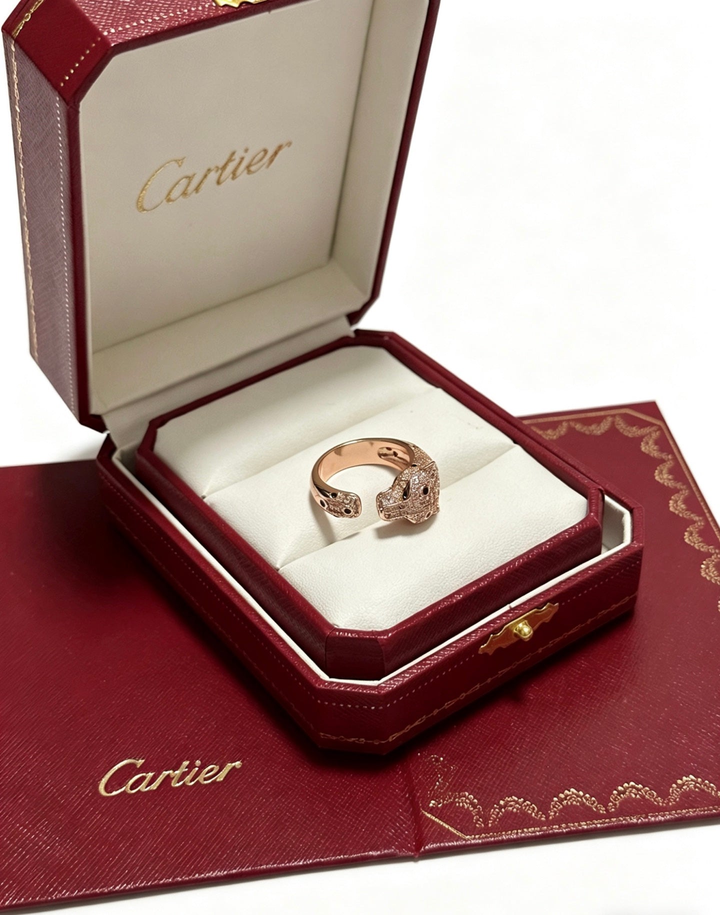 Sculptural Statement Ring in Gold-Tone – Design 04 side detail