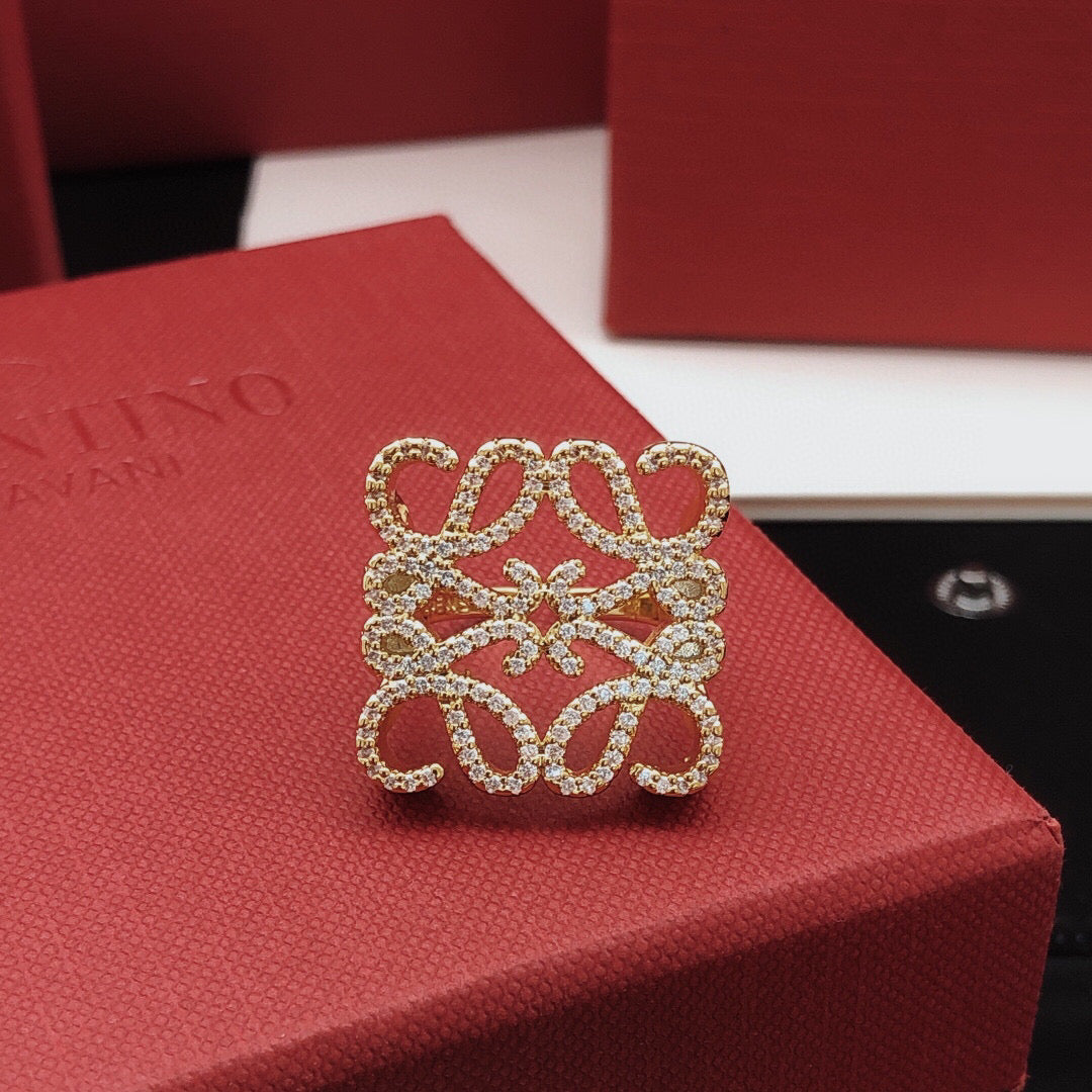 Sculptural Statement Ring in Polished Metal-Tone main product view