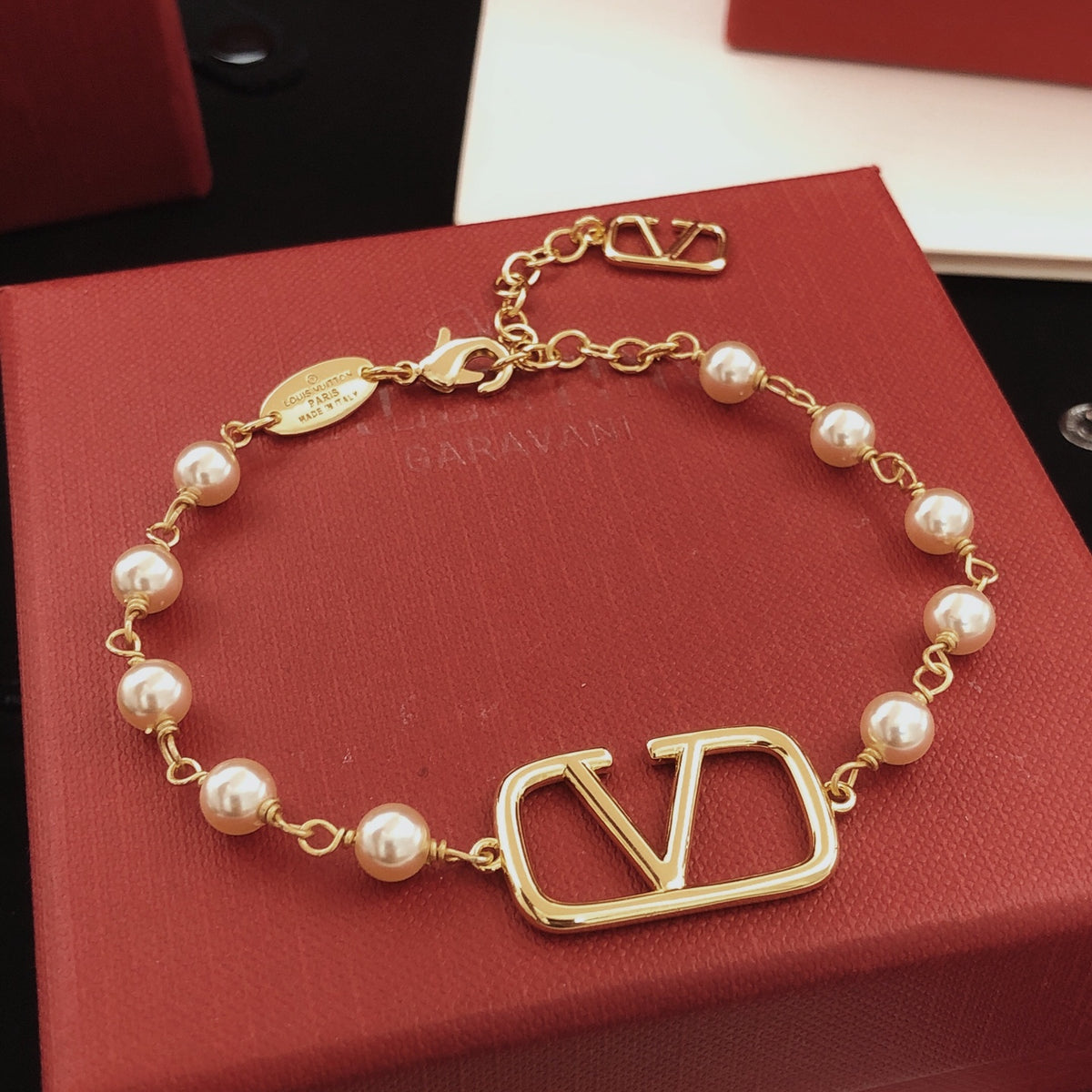 Signature Emblem Bracelet in Gold-Tone – Design 07 main product view