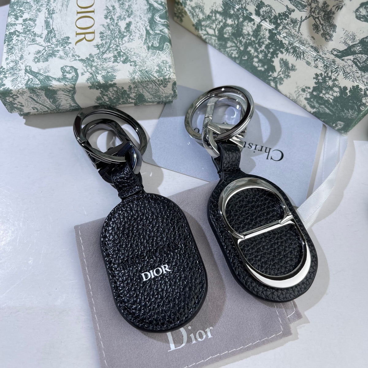 Sculptural Bag Charm in Black-Tone main product view