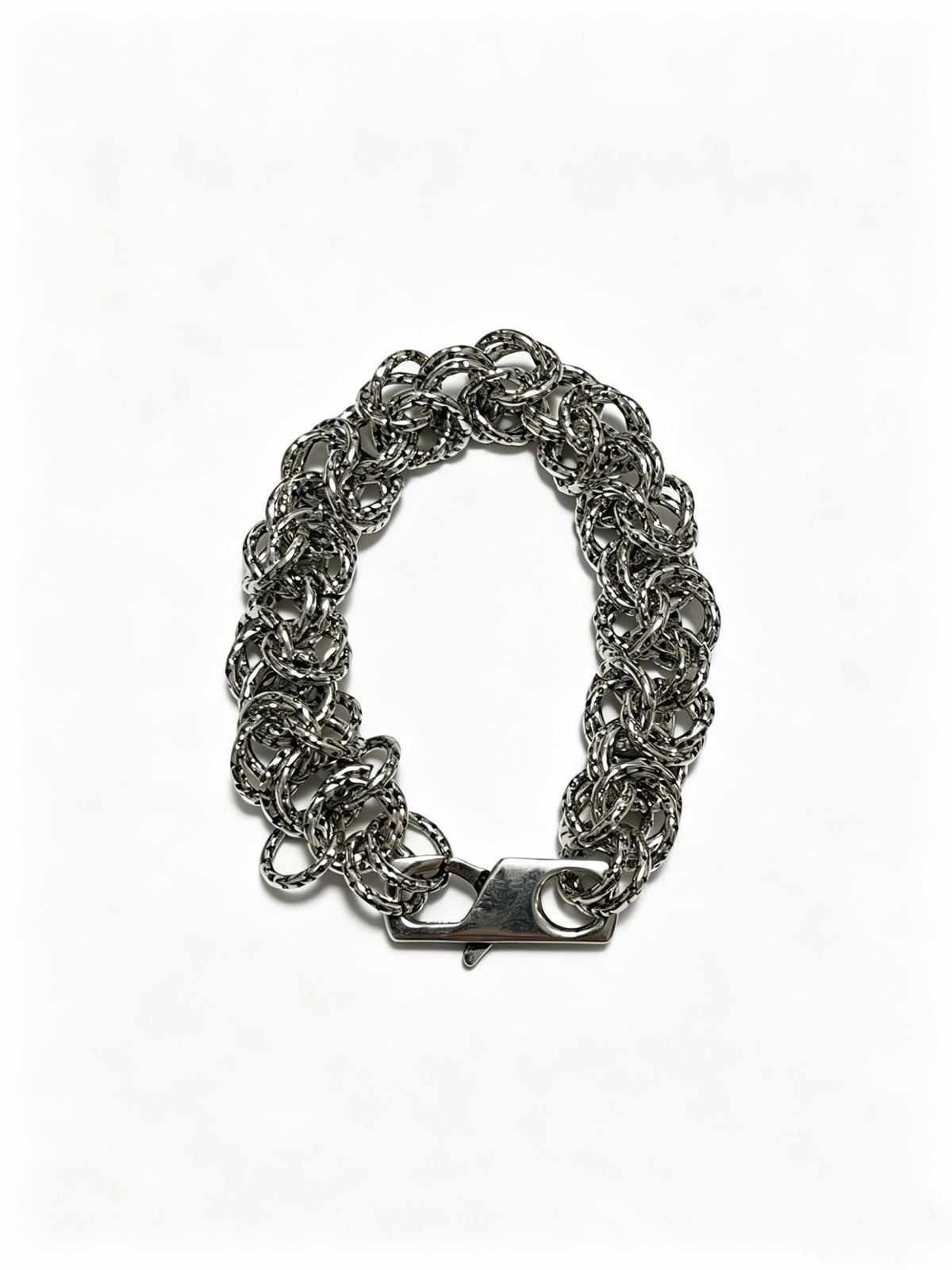 Chain Bracelet in Silver-Tone – Design 005 front product view