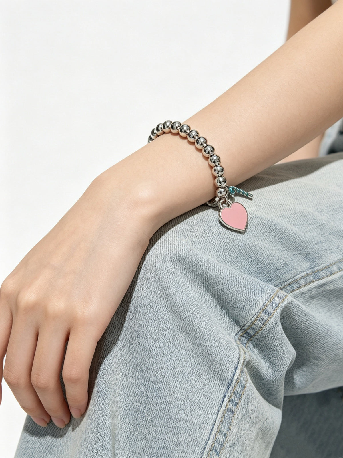 Signature Motif Bracelet in Silver-Tone – Vintage Detail – Design 37 main product view