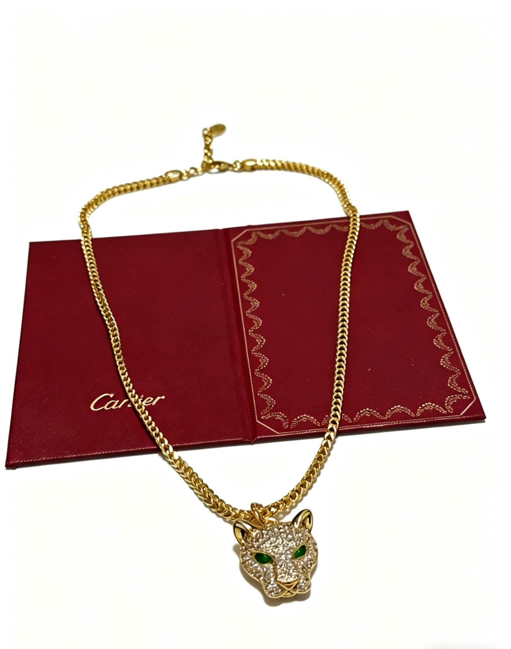 Sculptural Pendant Necklace in Gold-Tone – Design 03 main product view