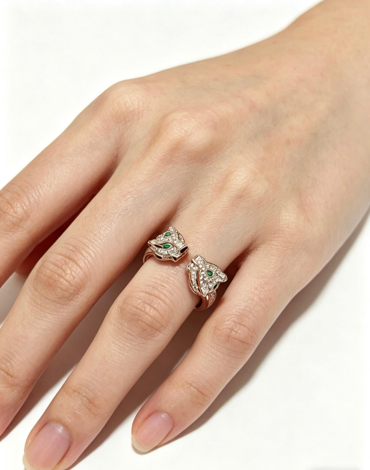 Sculptural Statement Ring in Gold-Tone – Design 05 side detail