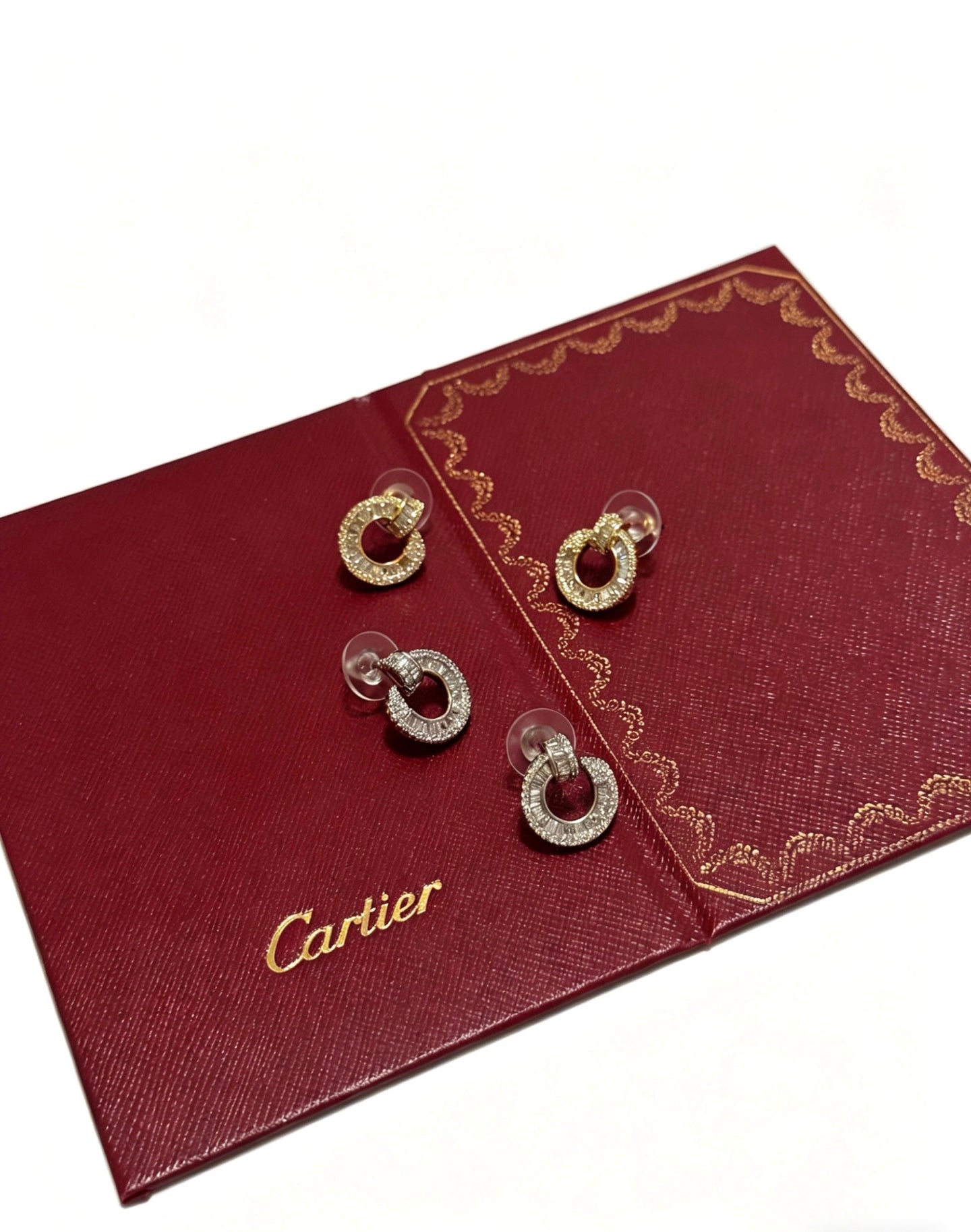 Sculptural Earrings in Gold-Tone – Design 02 main product view