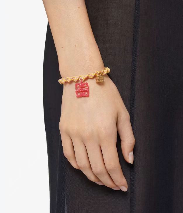 Infinity Cord Bracelet – Multicolor – Design 02 detail view