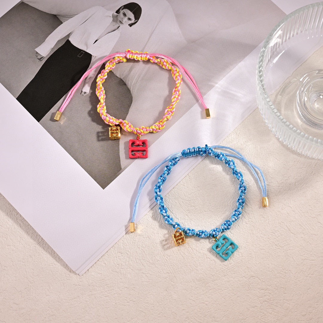 Infinity Cord Bracelet – Multicolor side detail