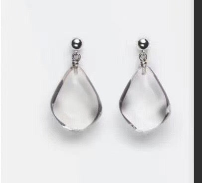 Signature Emblem Statement Earrings in Gold-Tone – Design 018 styled product view