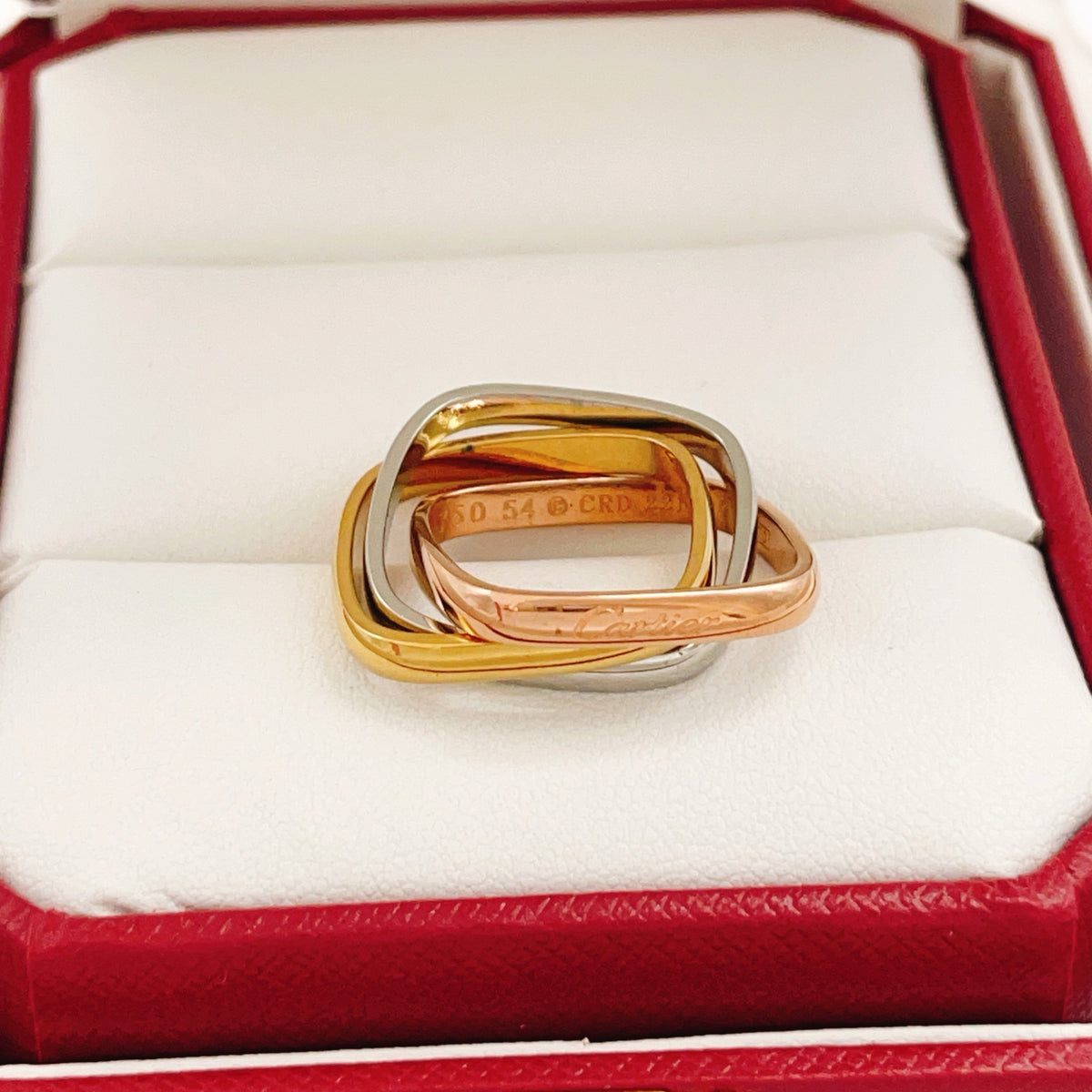 Sculptural Statement Ring in Polished Metal-Tone – Design 03 main product view