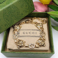 Tiger Head Bracelet in Gold-Tone main product view