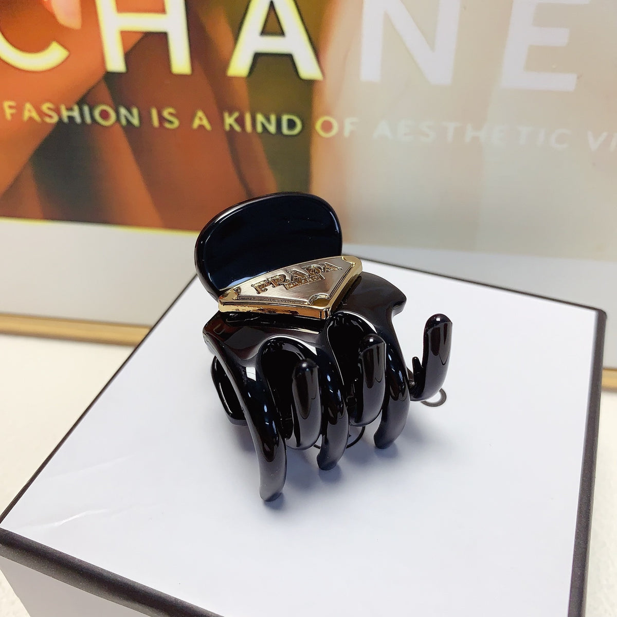 Triangle Hair Claw Clip front view