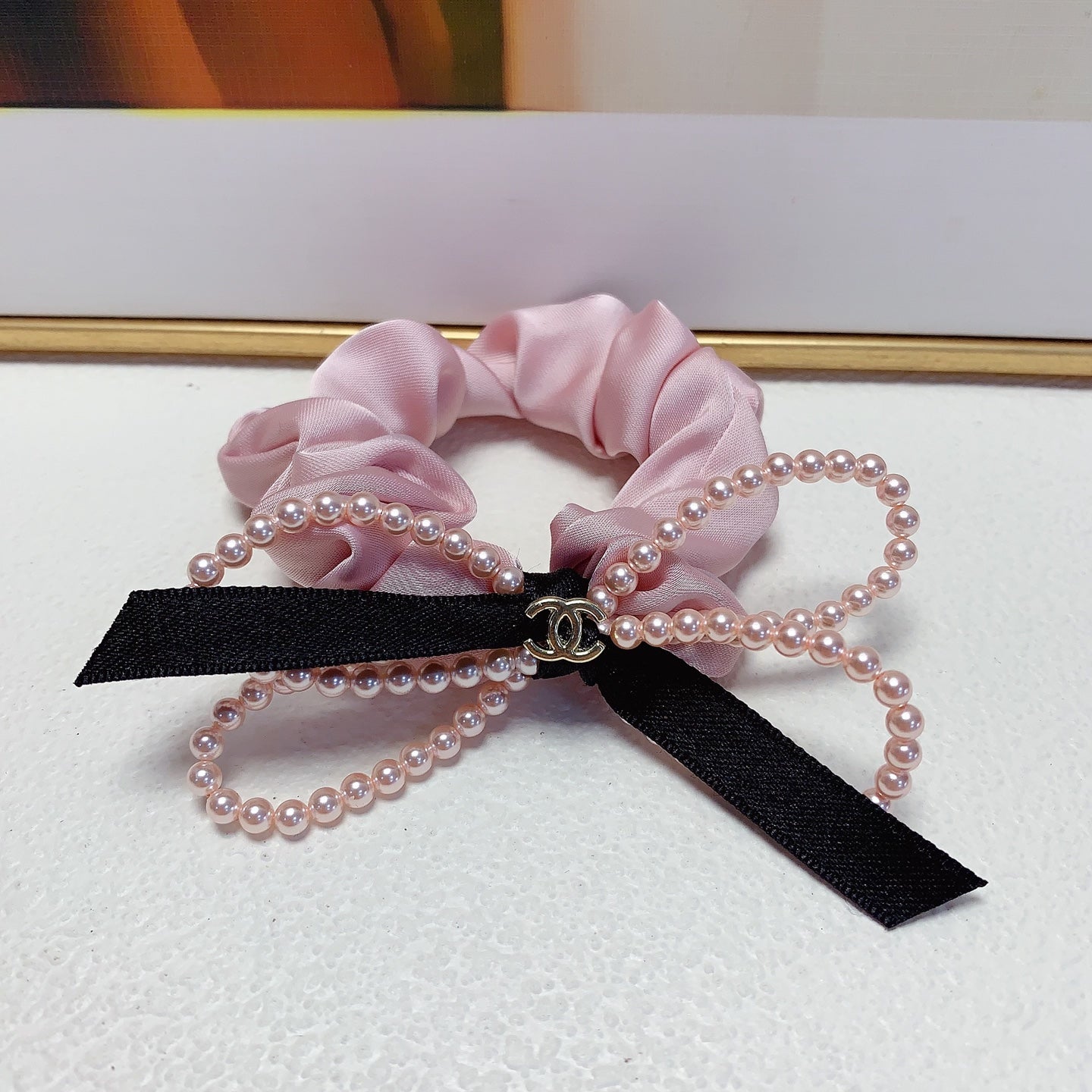 Bow Jewelry Accessory in Polished Metal-Tone front product view