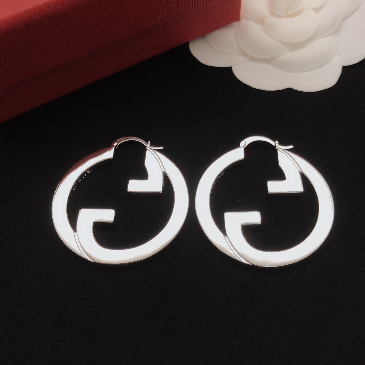 Geometric Emblem Jewelry Accessory in Gold-Tone – Design 003 front product view