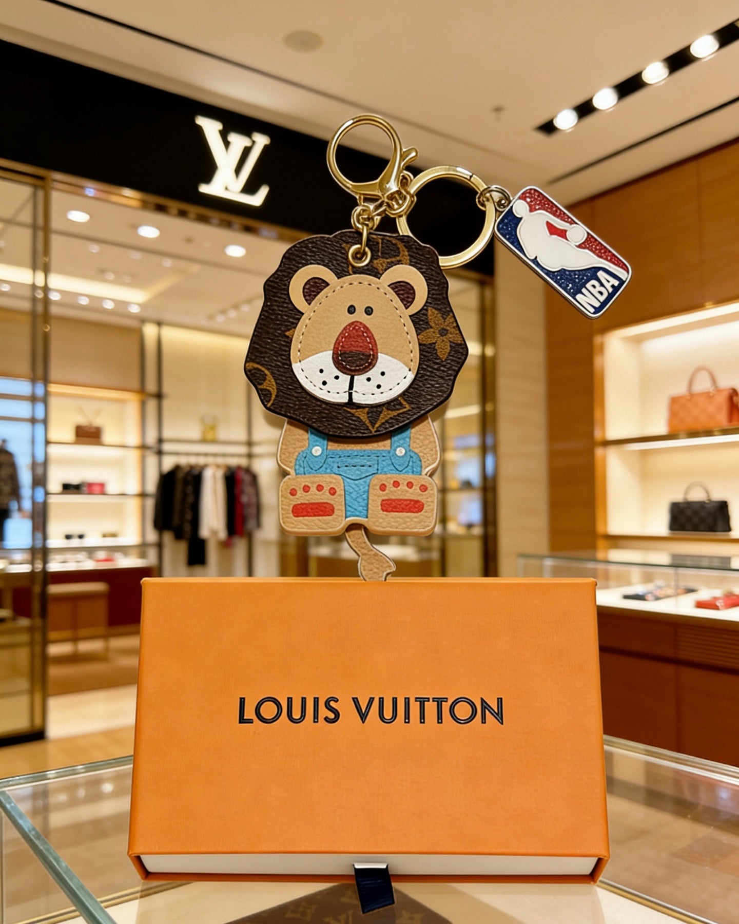Bag Motif Keychain – Bag Detail – Design 055 front product view