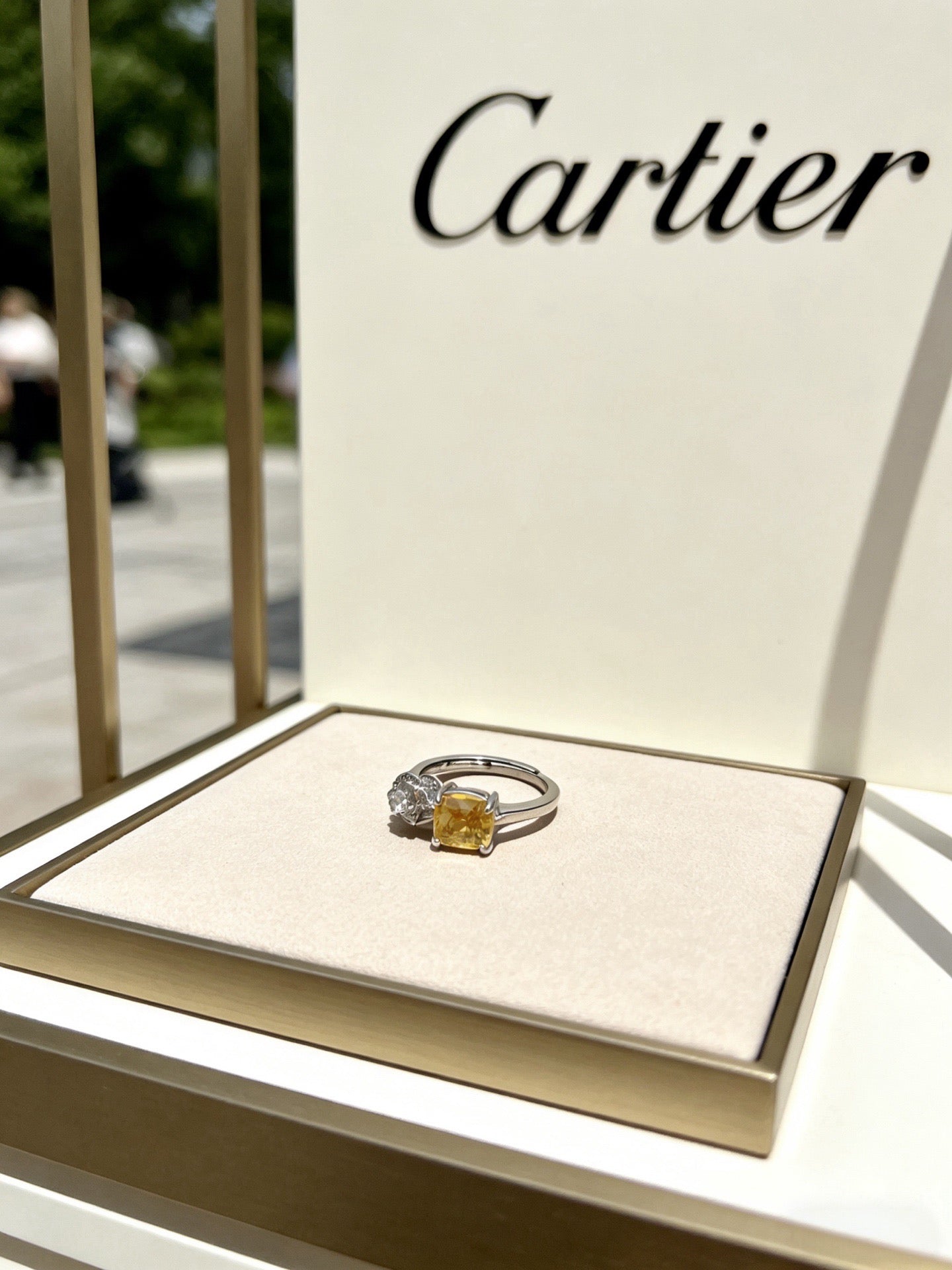 Sculptural Statement Ring in Gold-Tone – Design 09 main product view