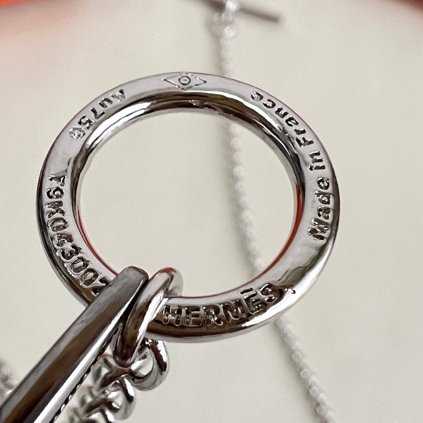 Horse Pendant Necklace in Polished Metal-Tone – Design 025 detail view