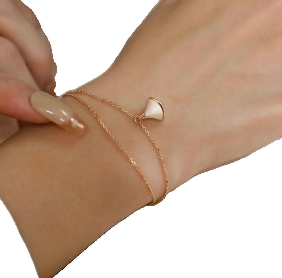 Geometric Emblem Bracelet in Gold-Tone styled product view