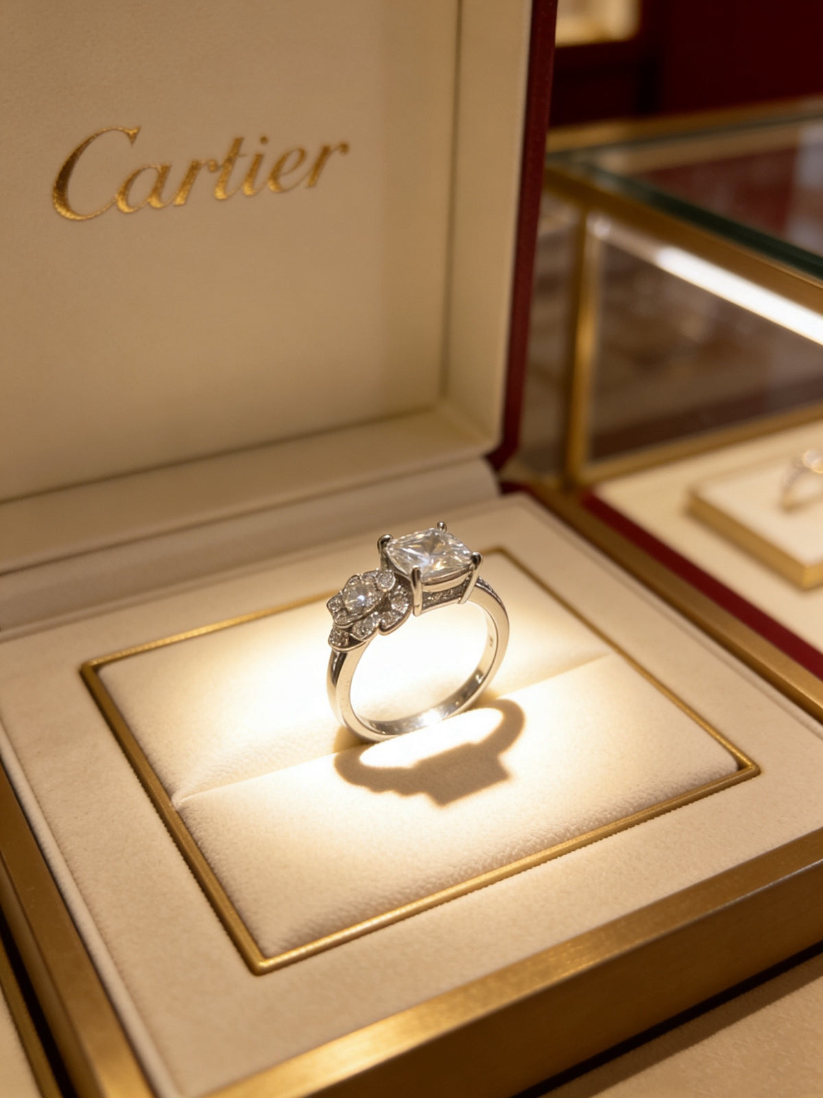 Sculptural Statement Ring in Gold-Tone – Design 14 close-up detail