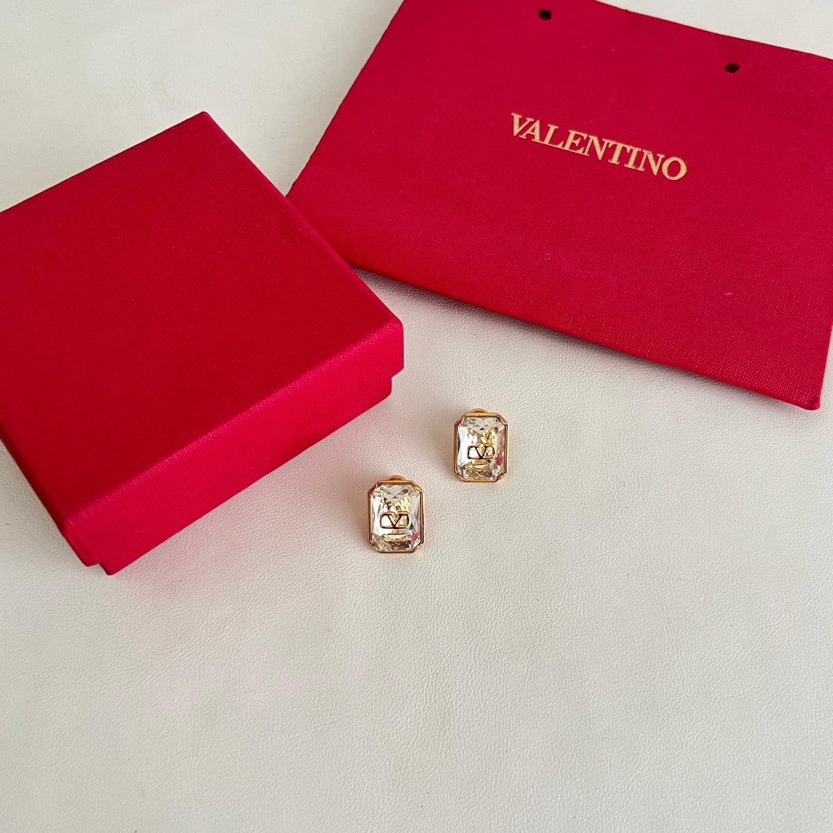 Signature Emblem Statement Earrings in Polished Metal-Tone – Design 05 main product view