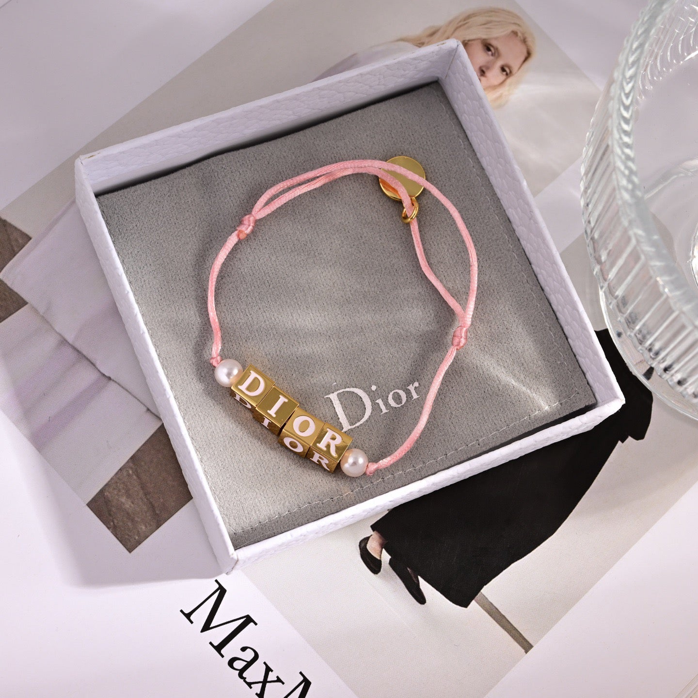 Sculptural Statement Bracelet in Polished Metal-Tone – Design 007 styled view