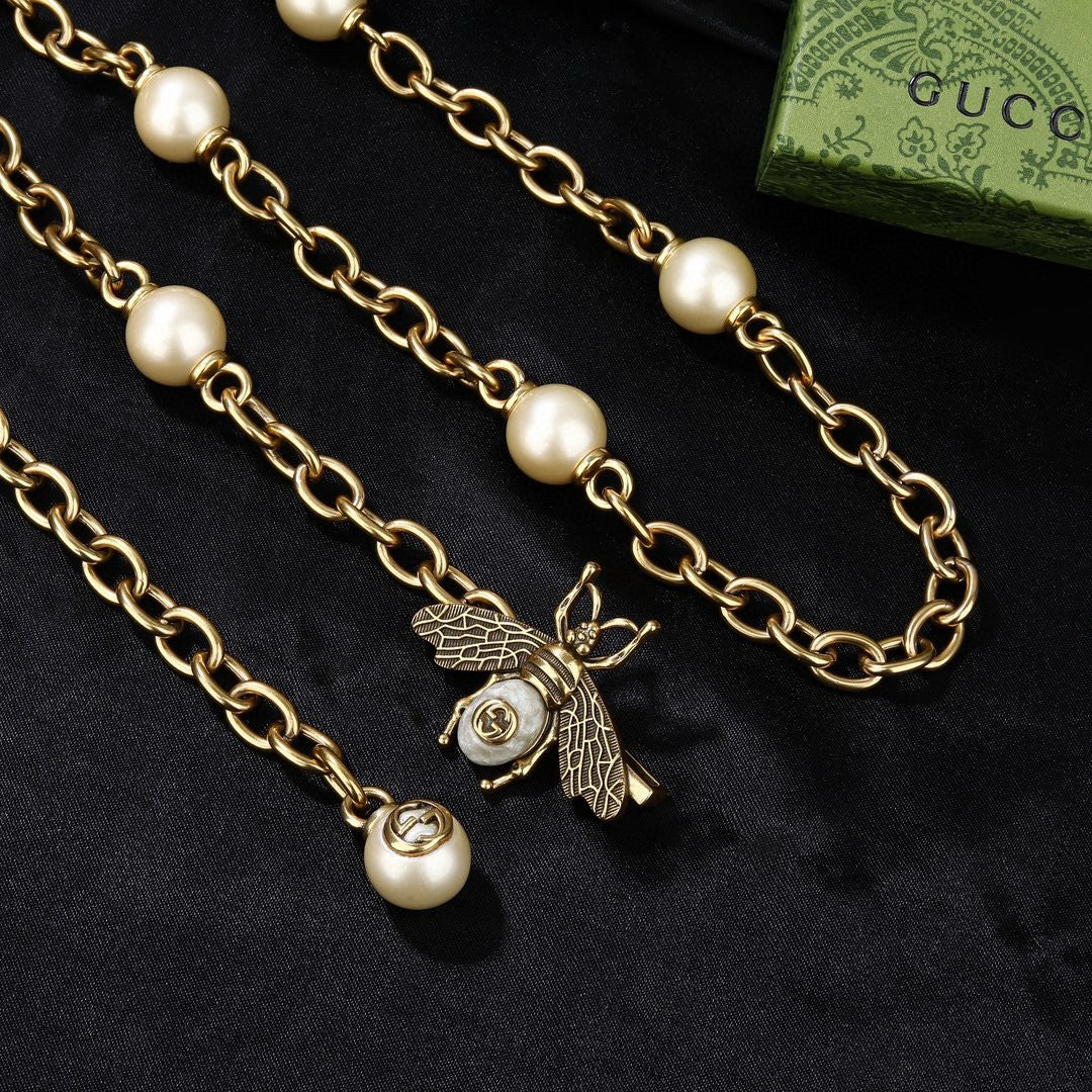 Double-G Emblem Jewelry Accessory in Polished Metal-Tone – Design 001 main product view