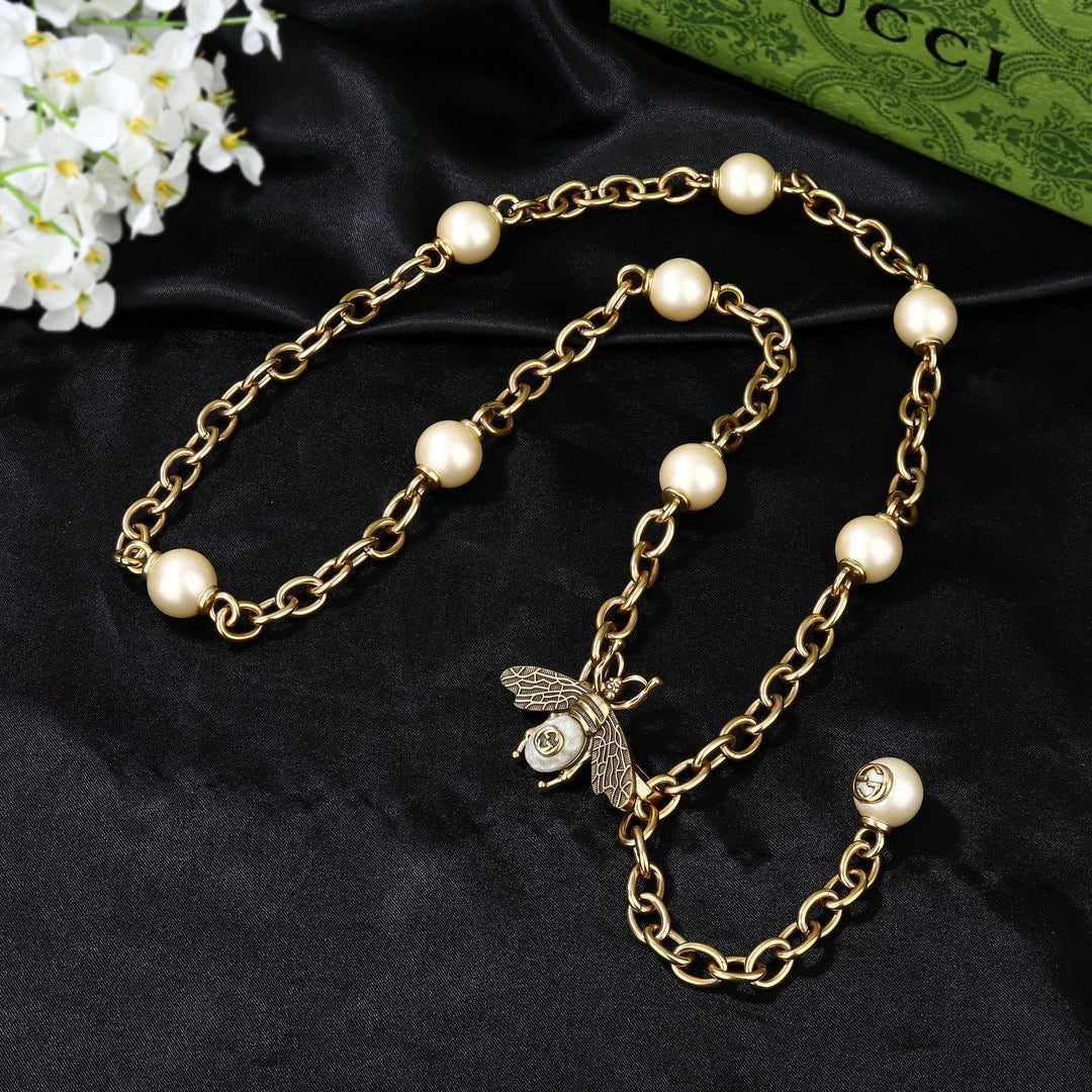 Double-G Emblem Jewelry Accessory in Polished Metal-Tone – Design 001 main product view