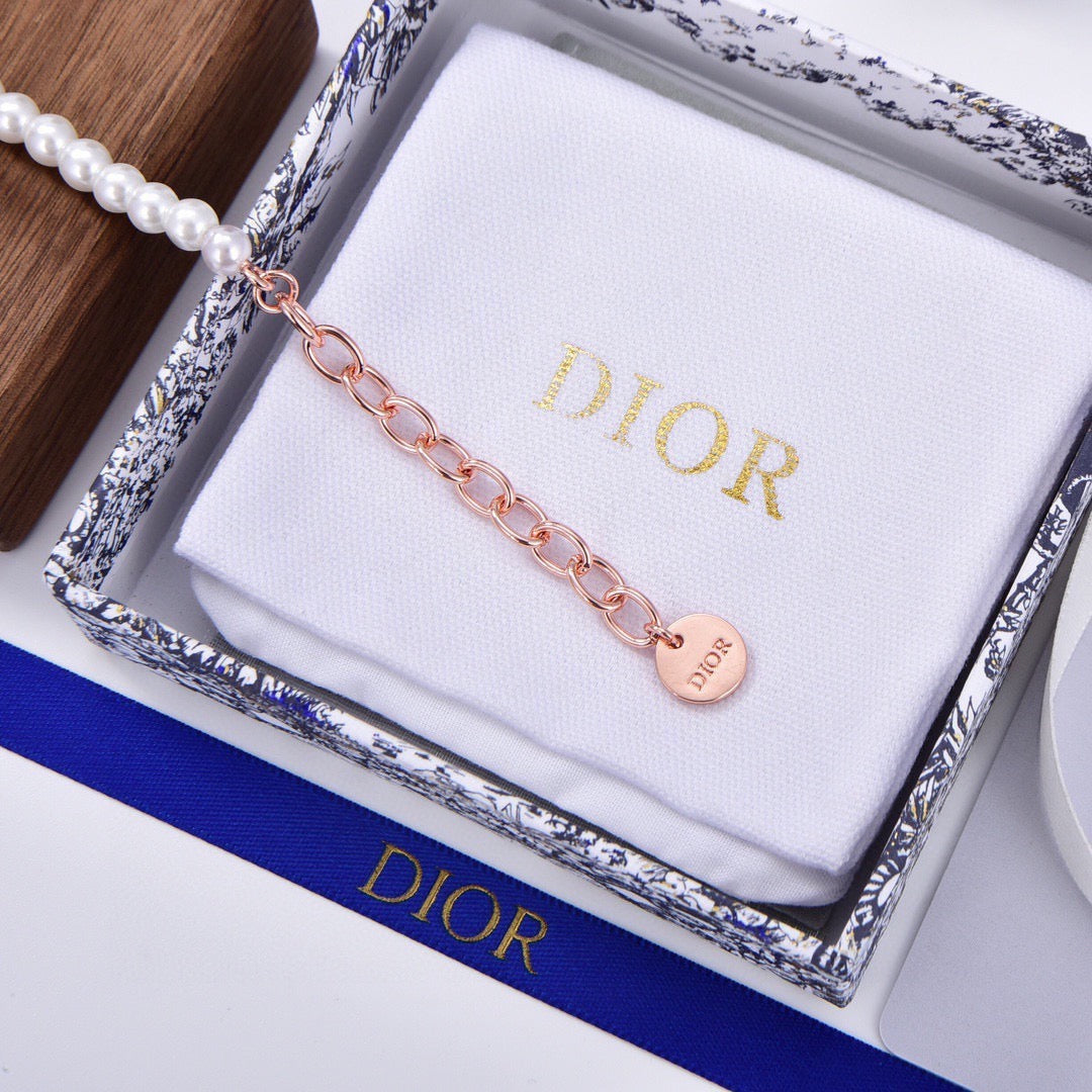 Floral Motif Stud Earrings in Rose-Gold-Tone – Design 002 styled view