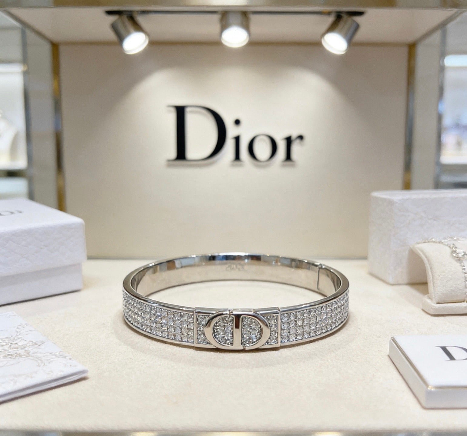 Graphic Letter Motif Statement Bracelet in Polished Metal-Tone with Vintage-Style Finish – Design 002 main product view