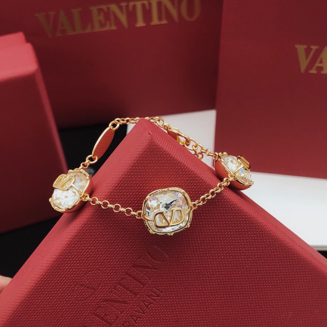 Signature Emblem Crystal-Accent Bracelet – Design 02 front view
