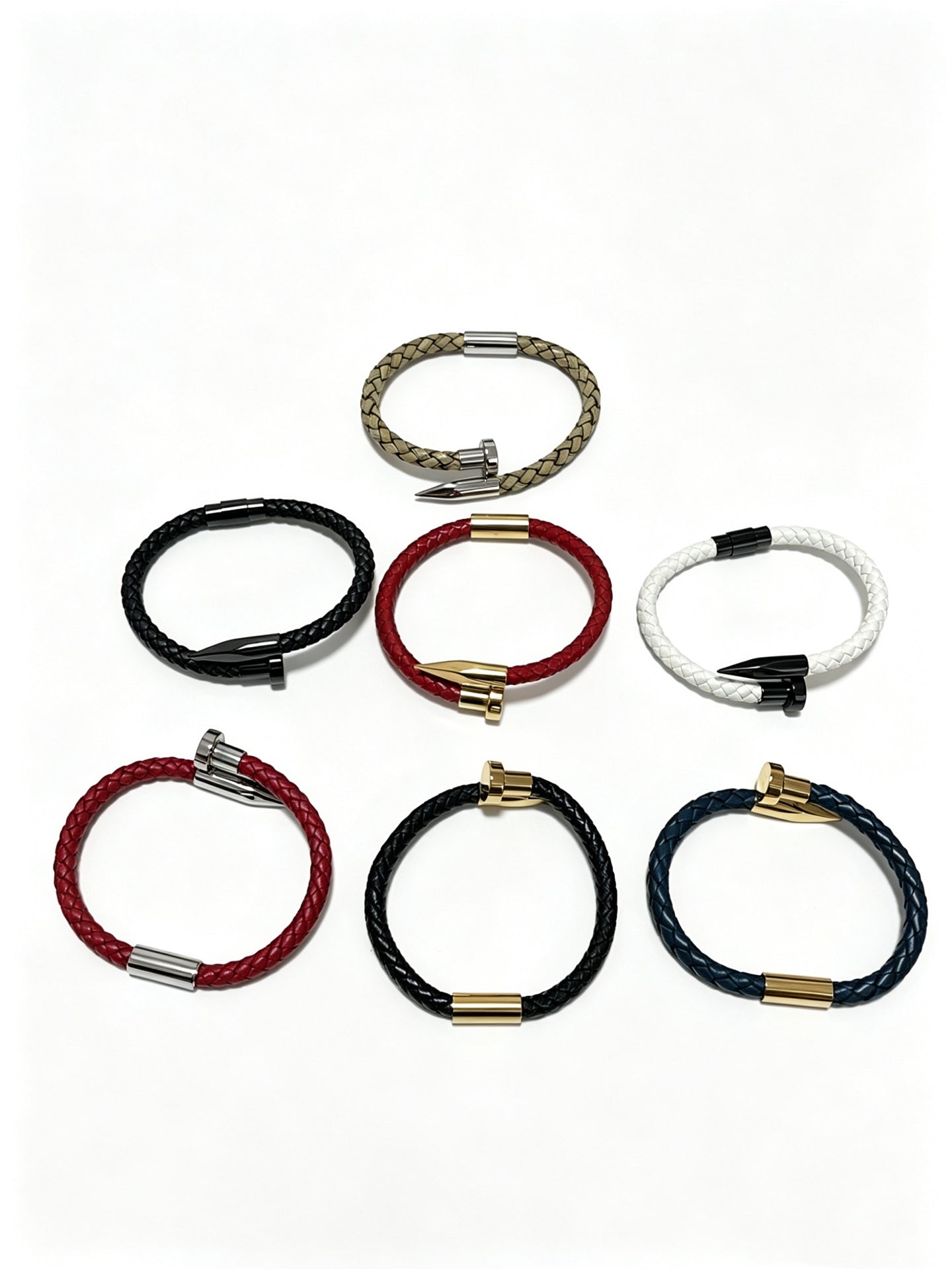 Sculptural Statement Bracelet in Gold-Tone – Design 118 side detail
