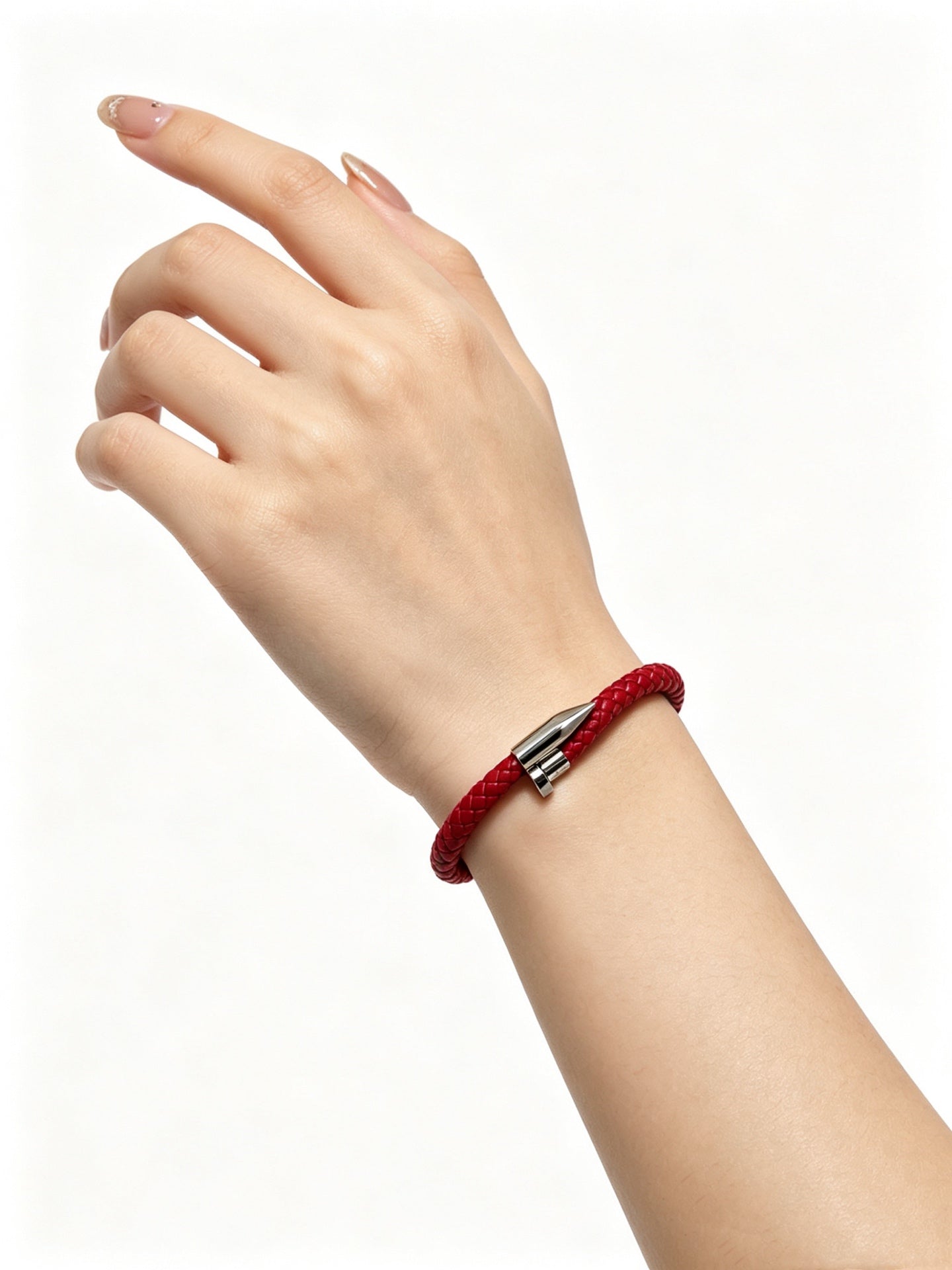 Sculptural Statement Bracelet in Gold-Tone – Design 123 front view