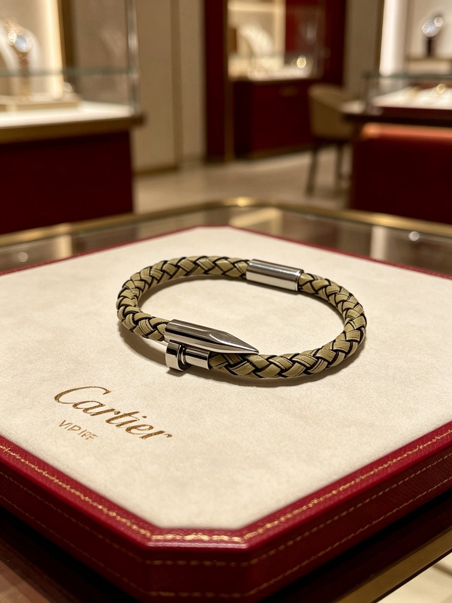 Sculptural Statement Bracelet in Gold-Tone – Design 120 main product view