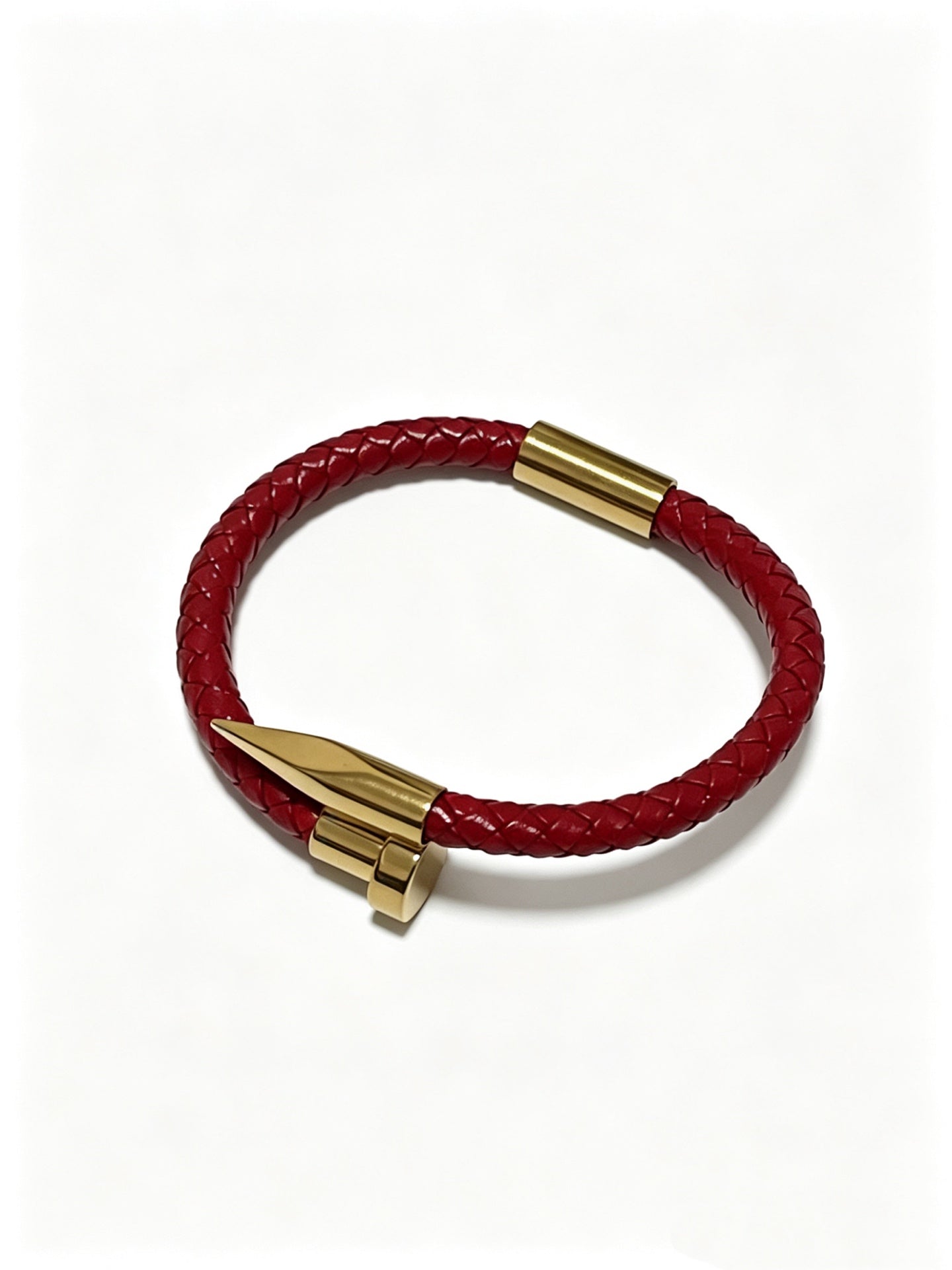 Sculptural Statement Bracelet in Gold-Tone – Design 119 main product view